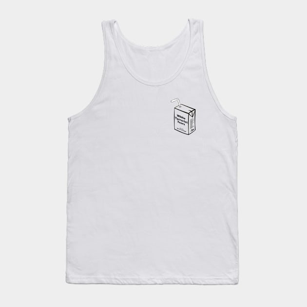 White Terrorist Tears (lapel) Tank Top by Bubblin Brand